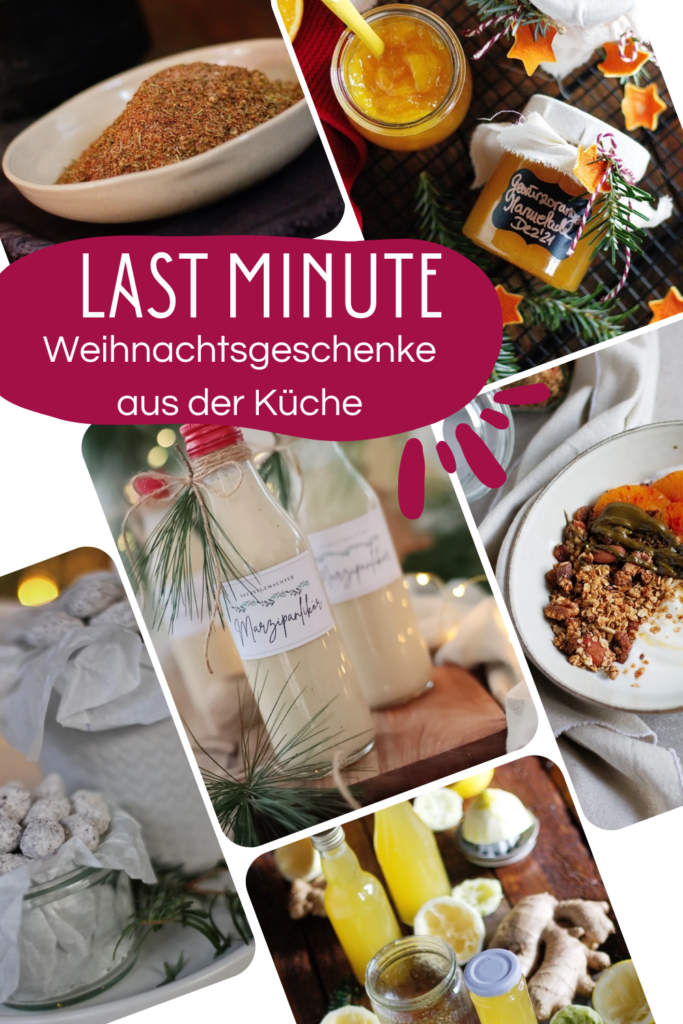 last minute weihnachtsgeschenke aus der küche