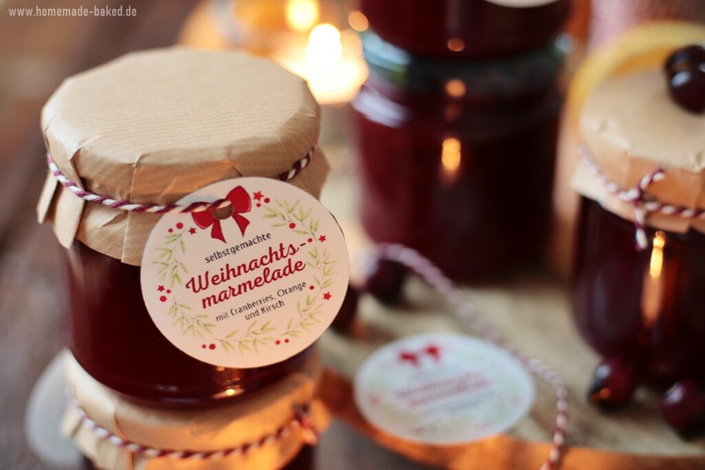 die beste rote weihnachtsmarmelade