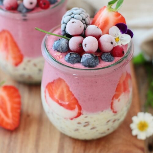 overnight oats mit beeren