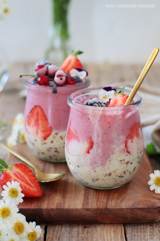 overnight oats mit beeren