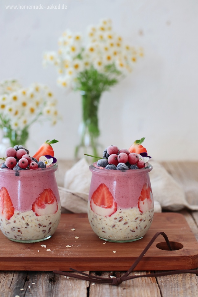 overnight oats mit beeren