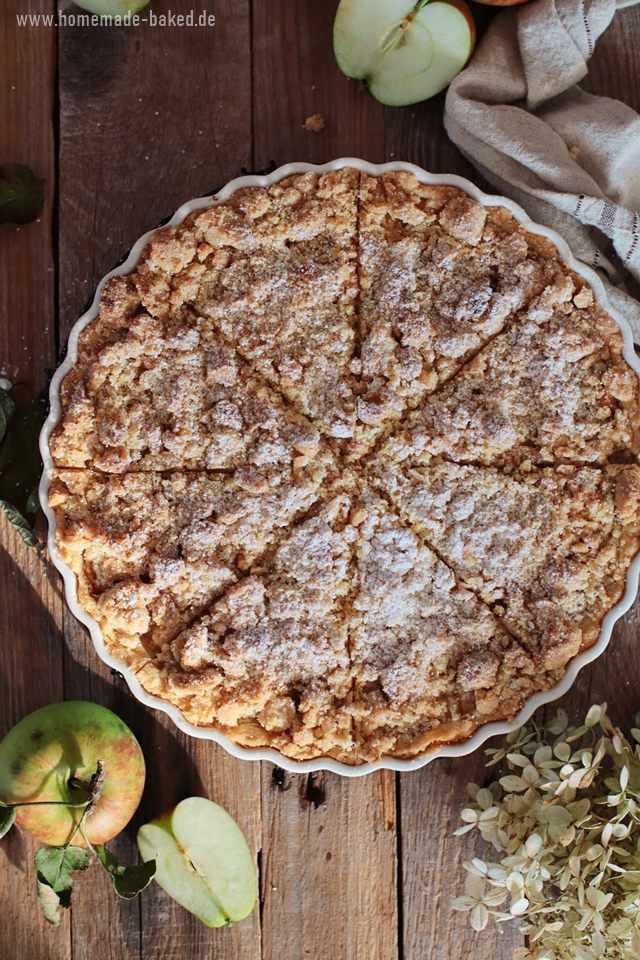 apfel quark kuchen mit zimtstreusel