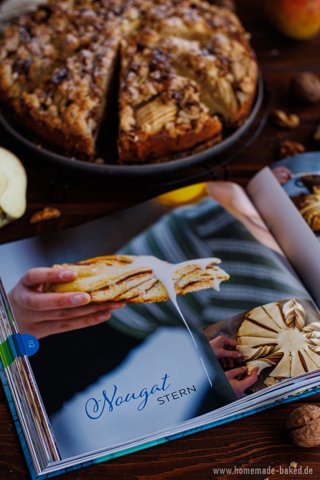 versunkener apfelkuchen mit streusel aus dem stelzendorfer tortenzauber